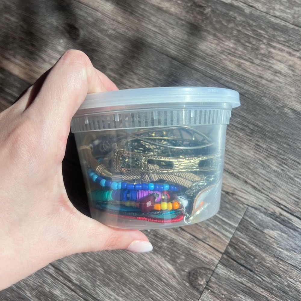 Mystery jewelry container